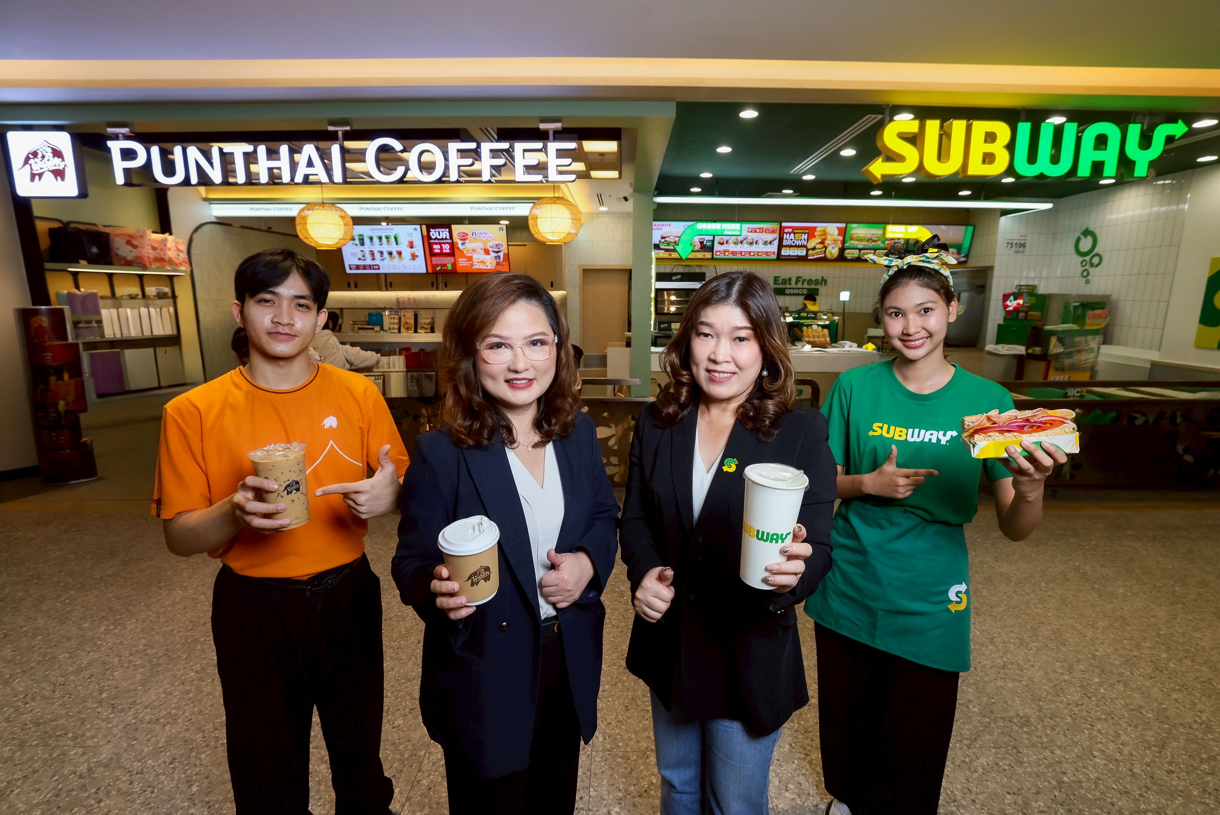 เปิดเกมรุก! พันธุ์ไทย x ซับเวย์ ผุดโมเดล ‘Hybrid Store’ จุดหมายเดียวครบ ทั้งกาแฟสัญชาติไทยและแซนวิชระดับโลก ลุยเปิด 15 สาขาแพคคู่ หวังดันยอดขายโต 30%