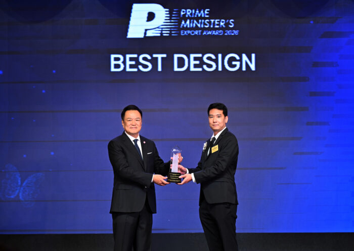 DOS WIDERO คว้ารางวัล Best Design Award ในงาน Prime Minister’s Export Award 2026