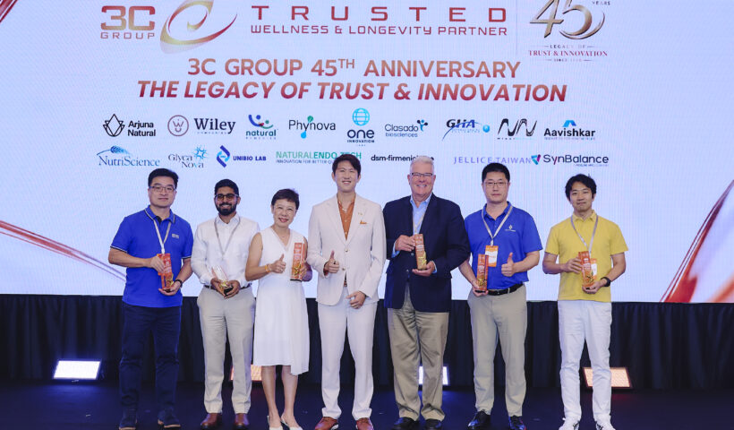 3C Group ฉลอง 45 ปี เปิดเวทีนานาชาติ ชู AI และนวัตกรรม ขับเคลื่อนอนาคต Wellness & Longevity เชื่อมโยงวิทยาศาสตร์ นวัตกรรม AI และเครือข่ายพันธมิตรระดับโลก เพื่อยกระดับการพัฒนาผลิตภัณฑ์สุขภาพแห่งอนาคต
