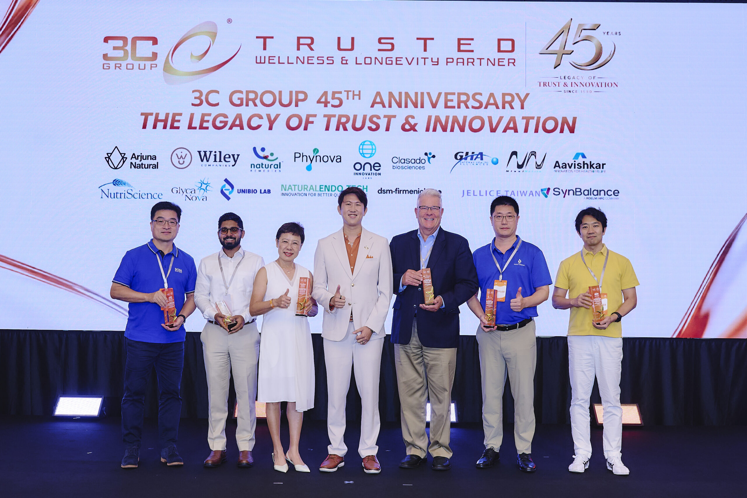 3C Group ฉลอง 45 ปี เปิดเวทีนานาชาติ ชู AI และนวัตกรรม ขับเคลื่อนอนาคต Wellness & Longevity เชื่อมโยงวิทยาศาสตร์ นวัตกรรม AI และเครือข่ายพันธมิตรระดับโลก เพื่อยกระดับการพัฒนาผลิตภัณฑ์สุขภาพแห่งอนาคต