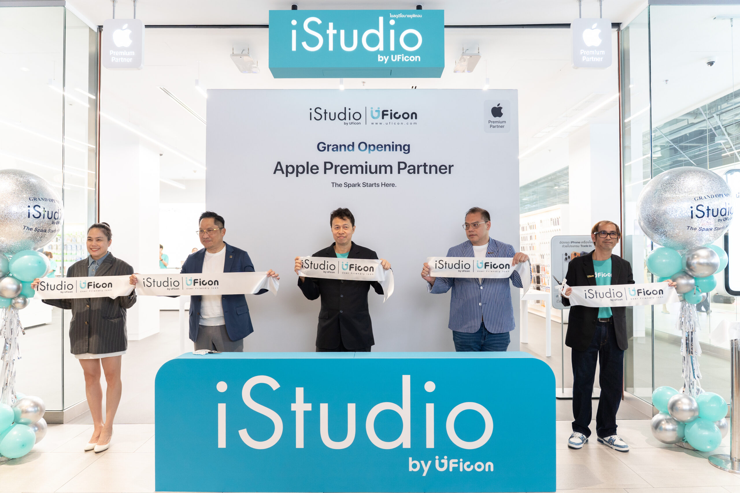 iStudio by UFicon เปิดตัว Apple Premium Partner แห่งแรกของ UFicon ที่ The Mall Lifestore Ngamwongwan พร้อมยกระดับประสบการณ์ Apple ภายใต้แนวคิด “A New Apple Experience Starts Here.”
